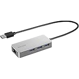 バッファロー BUFFALO Giga対応 ドッキングステーション LANアダプター 有線LANポート搭載 USB3.2(Gen1) 日本メーカー シルバー LUD-U3-AGHSV/N