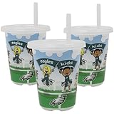 NFL Philadelphia Eagles 3 - Pack 10oz。SIP N ' Goプラスチックカップ