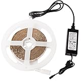 RGB LED TVバックライト、lahokuカラーChanging 5730 16.4 Ft 300個柔軟なロープライトテープバイアス照明ストリップwith 12 V電源供給屋内屋外の装飾