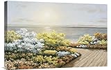 グローバルギャラリーデッキと花壁アート 24W x 16H in. ベージュ GCS-394008-1624-142