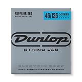 Jim Dunlop (ジム ダンロップ) DBSBS45125 Super Bright Stainless Steel ベース 弦 Medium 45-125 5弦用