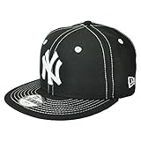NEW ERA ニューエラ キッズ Kid's 9FIFTY ニューヨーク・ヤンキース　ブラック × ホワイト　コントラストステッチ [11458942] キャップ 帽子｜OneSizeFitsMos