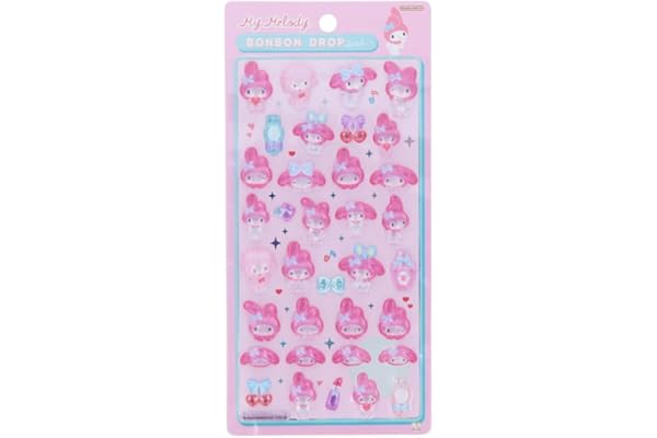 サンスター文具(Sun-Star Stationery) サンリオキャラクター シール 立体 ボンボンドロップシール マイメロディ S8542791