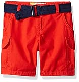 Lee Toddler Boys' Belted Ripstop Cargo Short Rio Red 4T [並行輸入品]