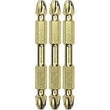 Makita B-39590 Impact Gold Number 3 Phillips Double-Ended Power Bit 2-1/2-Inch 3-Pack [並行輸入品]