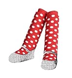 JazzyToes新生児女の子Knee High Dotsy Mary Janes