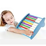 Vktech子供用おもちゃ　木製　玉そろばん　幼児 知育玩具