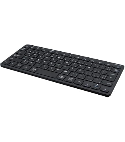 Amazon.co.jp: MCO 無線 静音 ミニ キーボード ブラック Z4527