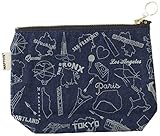 MAPTOTE ジップポーチ　Multicity Denim White