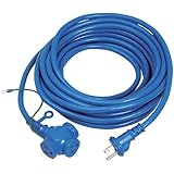 デカ太延長コード 15A 10m 3芯3口 DC310S ブルー【KOWA】