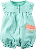 カーターズ carter's アパレル baby line ロンパース グリーン ボーダー 綿 118G341 【並行輸入品】 6ヶ月