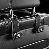 ヴェルファイア 適用 ヘッドレスト フック VELLFIRE ロゴ付き PUレザー 車 フック 荷物かけ ヴェルファイア 20系 30系 40系 対応 耐荷重強く 車用 シートフック 隠せる式 内装 アクセサリー 前後適用 カー用品 便利グッズ (ブラック,ヴェルファイア 適用適用)