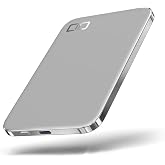 CIO SMARTCOBY ULTRA SLIM 3K 超薄型 モバイルバッテリー MagSafe対応 Qi7.5W 3000mAh (シルバー) | 厚さ4.98mmの超薄型, 約82gの軽量, iPhone12〜17対応, Find My対応,