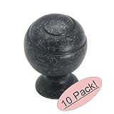 Amerock bp9338-wid錬鉄Dark Z ' Swirlスパイラルボールキャビネットハードウェアノブ、1 – 1 / 8 "直径 – 10パック