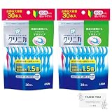 クリニカ アドバンテージ デンタルフロス Y字タイプ ミント 30本入り × 2袋 計60本 オリジナルカード付き