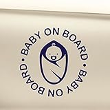 Baby on Boardビニールデカールラップトップ車トラックバンパーウィンドウステッカー(安全サイン) – ネイビーブルー