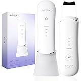 ANLAN プレミアム ウォーターピーリング 美顔器 超音波ピーリング 毛穴ケア 超音波 ems イオン ピーリング 一台4役 【磁気充電】 防水 (ホワイト)