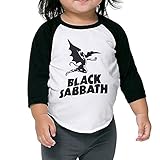caromn Kids子ブラックSabbath野球ジャージーTシャツ