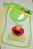 Sesame Street Elmo Baby Bib (Terry Cloth) Set of 2, New Colors Vary by Sesame Street [並行輸入品]