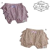 (ビジューアンドビー)Bijoux&Bee オシリフリル小花柄 ブルマ/B