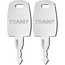 Amazon.co.jp: TSA 鍵 TSA007用のロックキー 鍵 2本セット トラベル