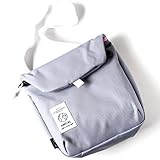 AMICAL (アミカル) CORDURAポリ 撥水 スクエア ショルダーバッグ dwearsステッカー入り サコッシュ 斜め掛け マザーバッグ ＜グレー＞