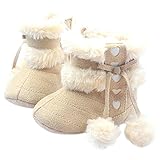 Nice Days（ナイス　ディズ）　　冬　暖かい　赤ちゃん靴　ベビー靴　ふわふわ カーキ色 (16)