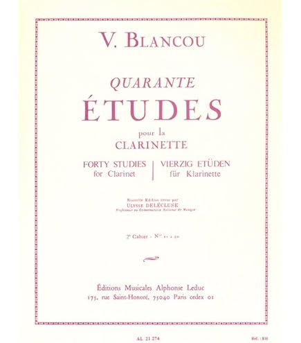 Amazon | Alphonse Leduc ウィットナー ブランク : 40の練習曲 第一巻