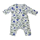 (ocean&ground)オーシャン＆グラウンド ロンパース ロンパス 長袖 肌着 コンビ肌着 新生児肌着 1520524 ベビー 新生児 赤ちゃん 70cm BL