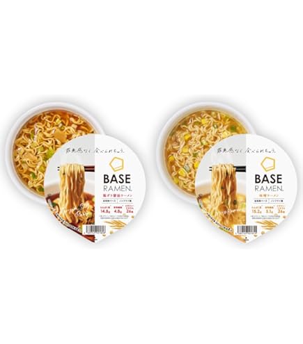 Amazon.co.jp: 【オマケつき】ベースフード 焼きそば＆ラーメン 4種8個
