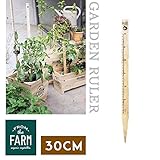 [SPICE / スパイス] FROM THE FARM GARDEN RULER 30CM YTFG5051【ガーデン定規ピック 支柱 ルーター 木製 デザイン おしゃれ ガーデニング 園芸 インテ