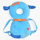 Emfay 赤ちゃん 転倒防止 リュック 幼児 ベビー 頭 ガード ごっつん防止 クッション よちよち歩き ぬいぐるみ 出産祝い 綿 犬