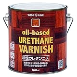 ニッペ WOOD LOVE 油性ウレタンニス チーク 750ML