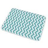 Dulcii おむつ替えマット おむつ替えシート 出産祝い 防水 衛生用品 抗菌 消臭 旅行 持ち運び 洗濯可 外出時の携帯にも便利 2枚セット 肌に触れる表地は気持ちいい (波の模様)