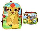 Disney Little Boys Lion Guard Backpack with Lunch Kit, Multi, One Size [並行輸入品]