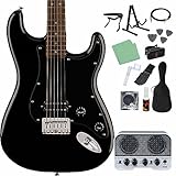 Squier by Fender SONIC STRATOCASTER HT H Black エレキギター初心者14点セット【Bluetooth搭載ミニアンプ付き】 ストラトキャスター ハードテイル 1PU スクワイヤー/スクワイア