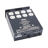 Leviton 4チャネル600ワット/チャネル電源供給コードDimmer /リレーシステム、micro-plex、0 – 10 V、DMXインストール 15-Amp - 120-Volt 1