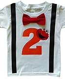 2 nd BirthdayシャツBoys Elmo Tee