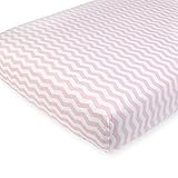 Babies"R"Us Pink Chevron Knit Crib Sheet by Babies R Us [並行輸入品]