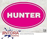 JINTORA ステッカー/カーステッカー - HUNTER EURO OVAL - Hunting - ハンターユーロオーバル - ハンティング - 139mm x86mm - JDM/Die cu