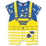 BABYDOLL（ベビードール） ディズニー サロペット風ロンパース 子供服 男の子 女の子 ボーダー ベビー ベビー服 ベビードール DISNEY★Collection 0492B 80cm ドナル