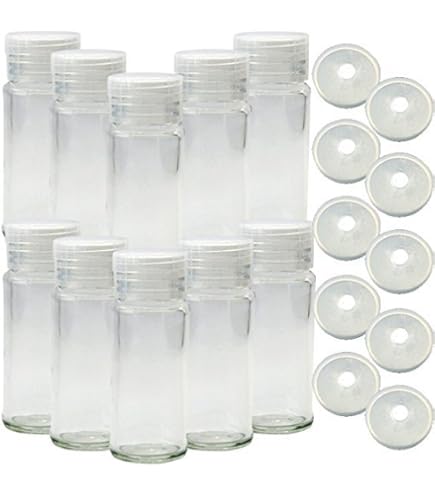 Amazon.co.jp: スパイスボトル スパイス-39 39.5ml-10本セット- (6穴