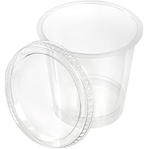 Amazon | 日本製 耐熱プリンカップ 蓋付 110cc 100個セット | そらとぶ
