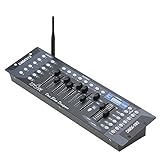Tomshine 舞台照明 調光コントローラー 192チャンネル DMX512 ステージライトコントローラ ステージ/ ディスコ/パーティー/クラブ/バー照明オペレータ機器