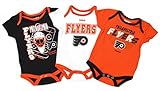 Philadelphia Flyers 3個入り赤ちゃんクリーパーボディスーツセット オレンジ