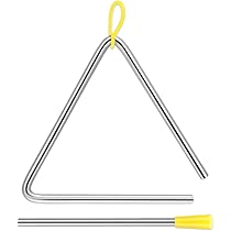 Amazon.co.jp: LKCCTK トライアングル 4寸 打楽器 子供用 小型 楽器