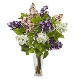 Nearly Natural 1256 Lilac Silk Flower Arrangement, Assorted by Nearly Natural [並行輸入品]