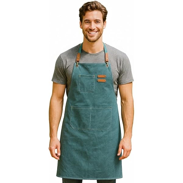 Amazon.co.jp: [Candyou] エプロン 美容師 ワークエプロン