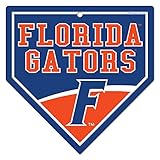 Florida Gators 23.5 CM x 23.5 CMホームプレートプラスチックStreet Sign