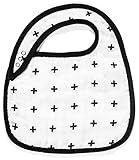 モダンバーラップ(ModernBurlap) スタイ オーガニック モスリンコットン ビブ よだれかけ/1.swiss cross
